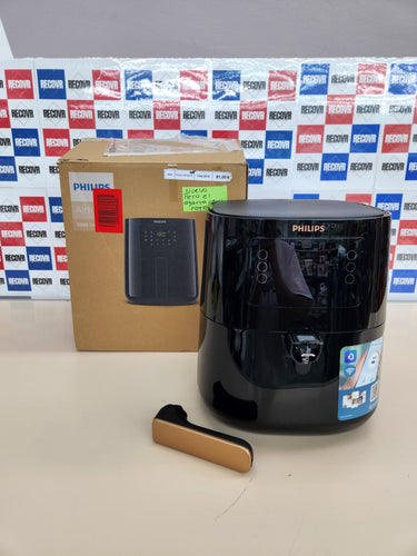 Airfryer 5000 Series L, 4,1L (0,8Kg), 13 en 1 Airfryer, conexión Wifi, 90% menos de grasa con tecnología exclusiva Rapid Air, NutriU app de recetas (HD9255/80) Philips